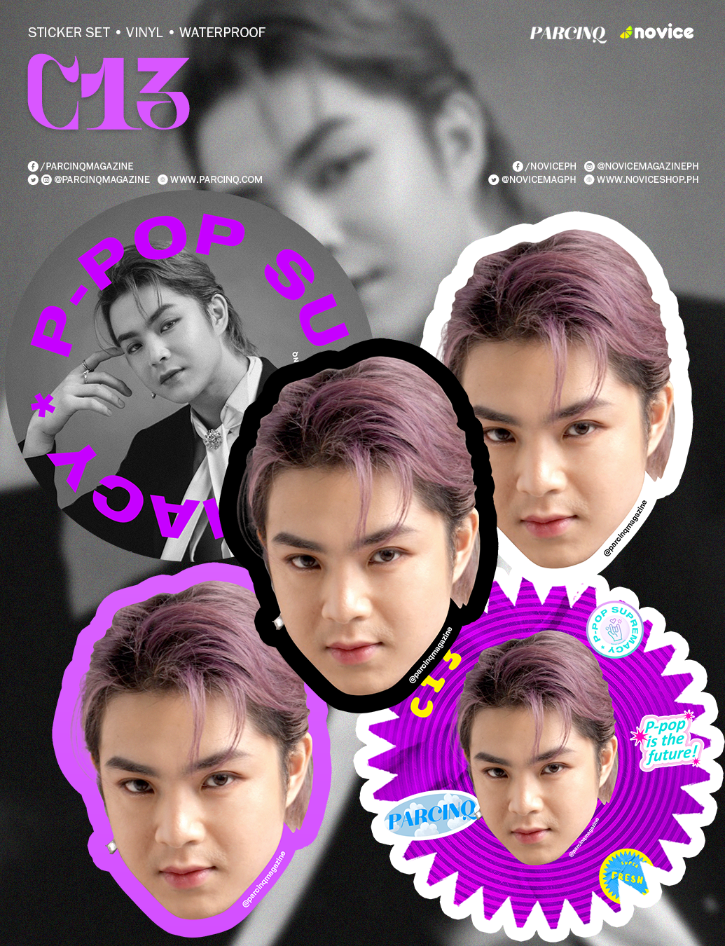 P-Pop Stickers by Novice x Parcinq