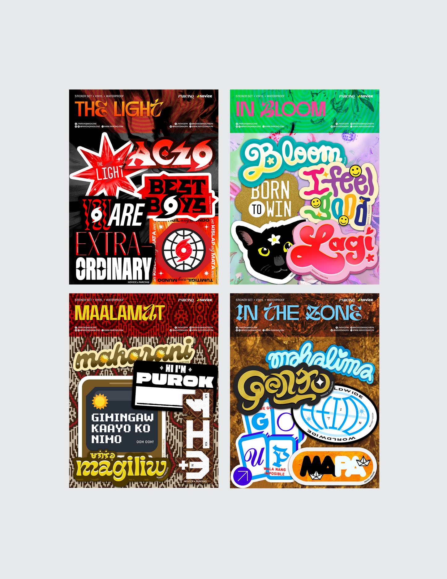 P-Pop Stickers by Novice x Parcinq