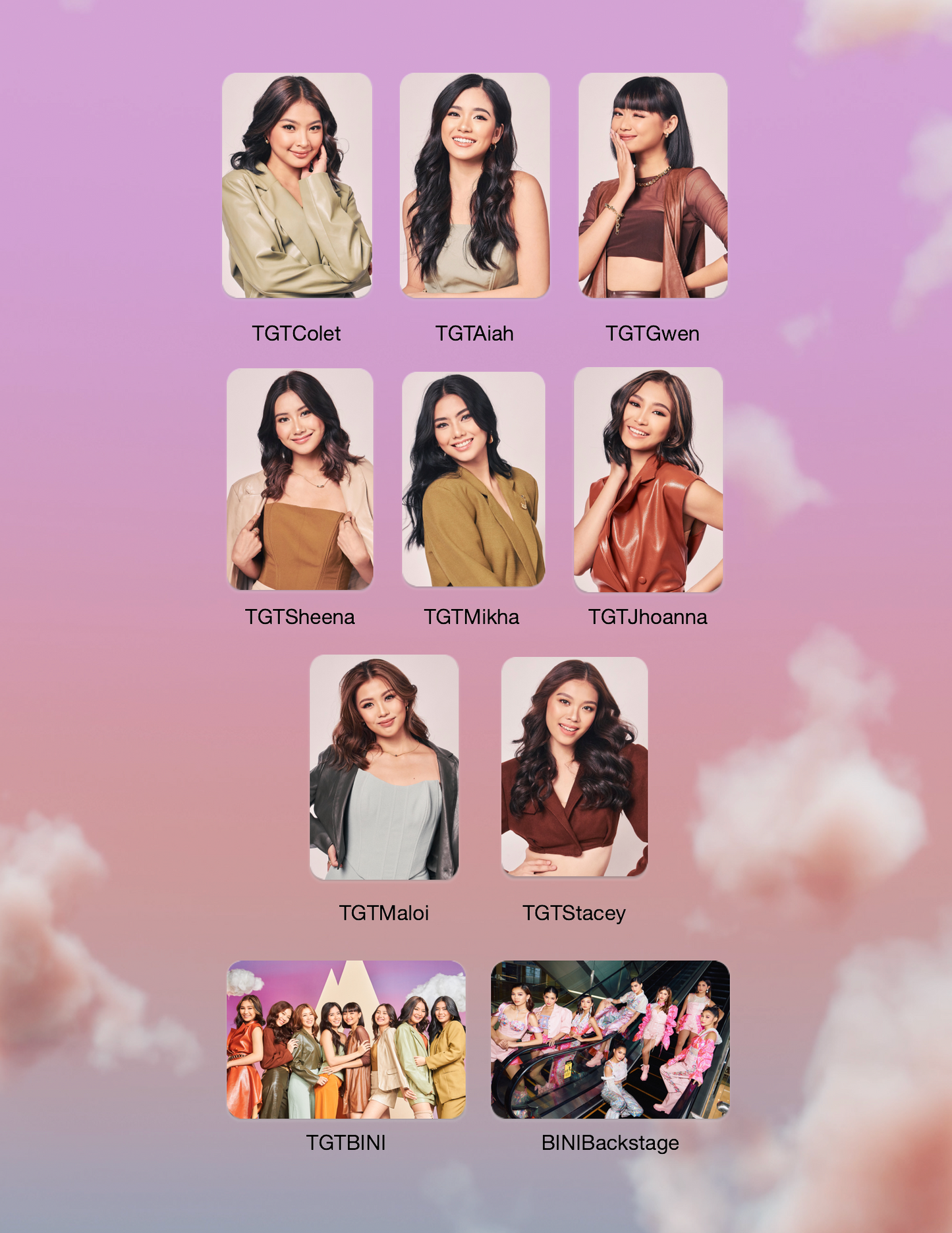 BINI Trading Cards